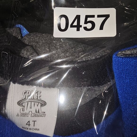 Space Jam Boys 2-Piece Gray & Blue Sweatshirt And Jogger Set Size 4T - Picture 4 of 4